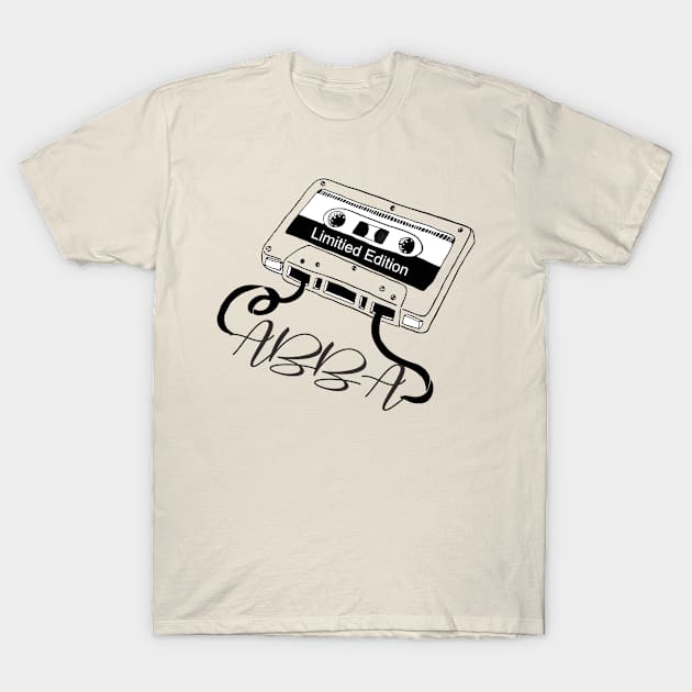 ABBA - Limitied Cassette T-Shirt by blooddragonbest